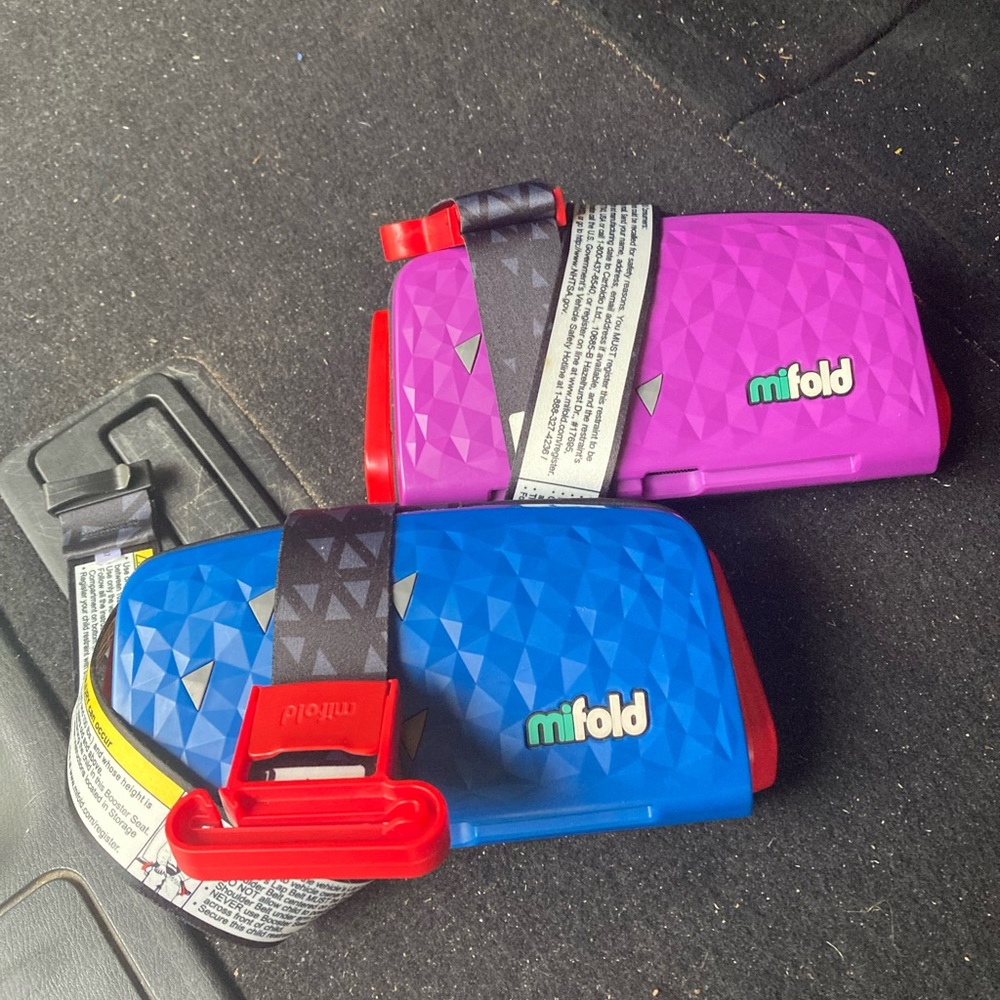 Two Mi-Fold Travel Boosters